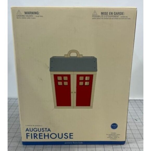 Pottery Barn Kids Other - Pottery Barn Kids Augusta Firehouse Playset All Wood NIB New